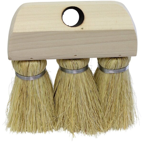 The Brush Man 3-Knot Roofing Brush, 4-1/4 in Tampico Trim, 12PK R3KT - main